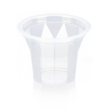 2015 Novo Produto Sealable 80mm-dia Transparente Polipropileno Sobremesa Cup